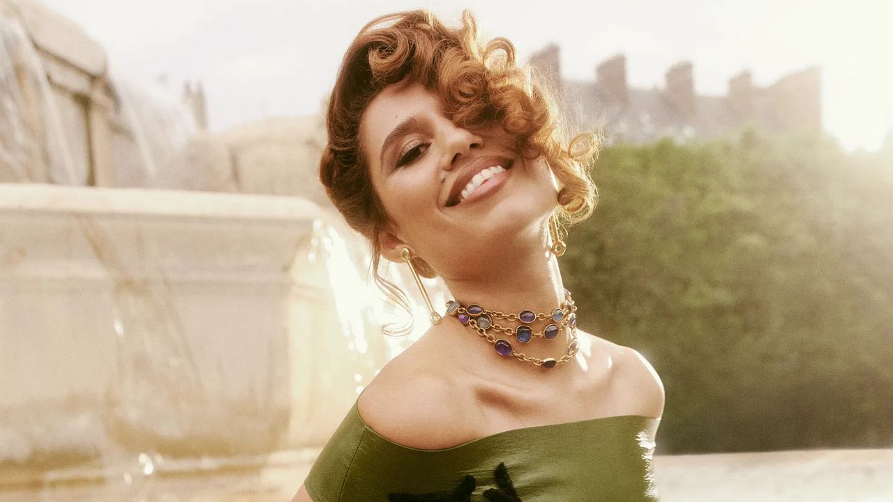 British Vogue artwork featuring Raye